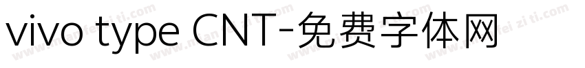 vivo type CNT字体转换